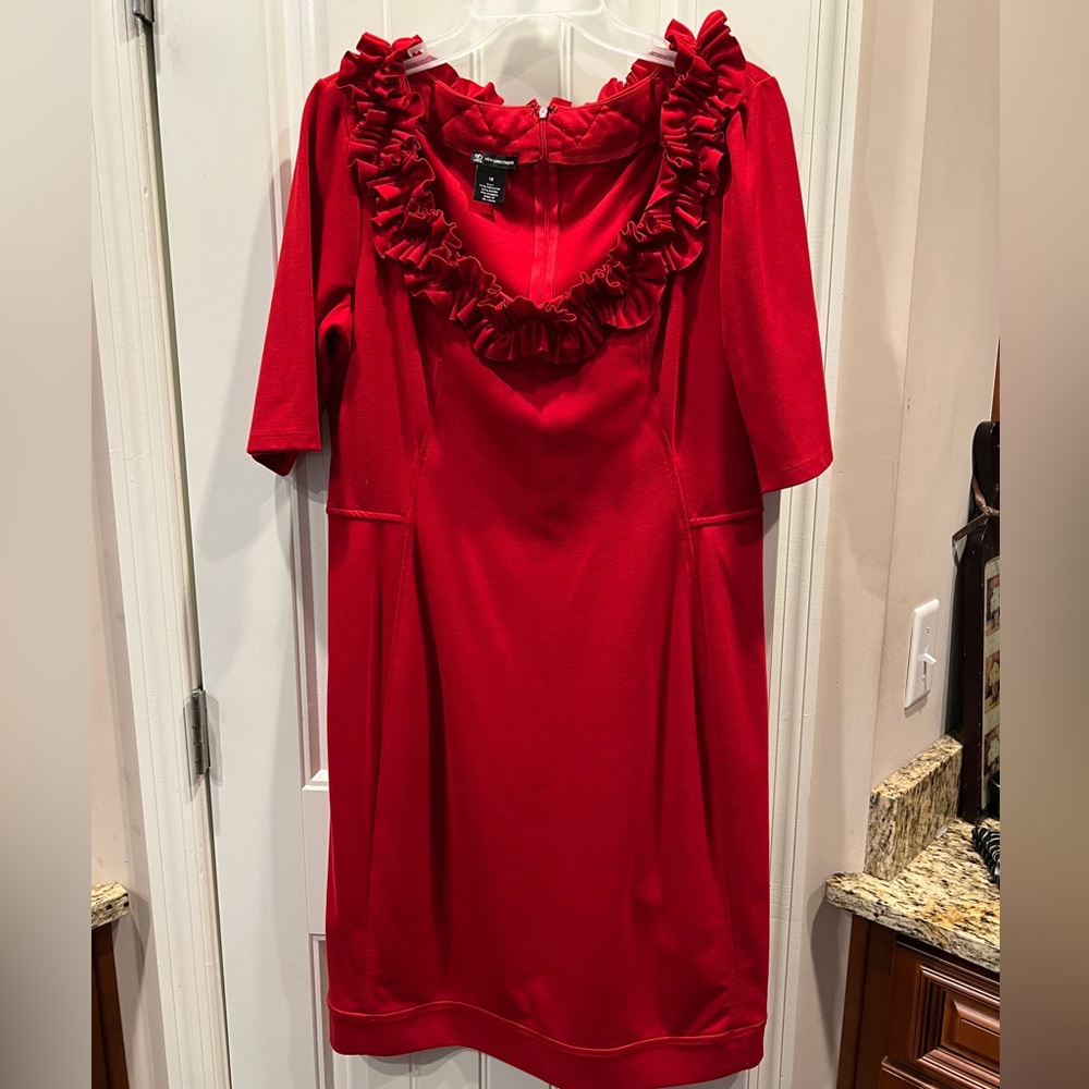 New Directions Red Dress Sz 18